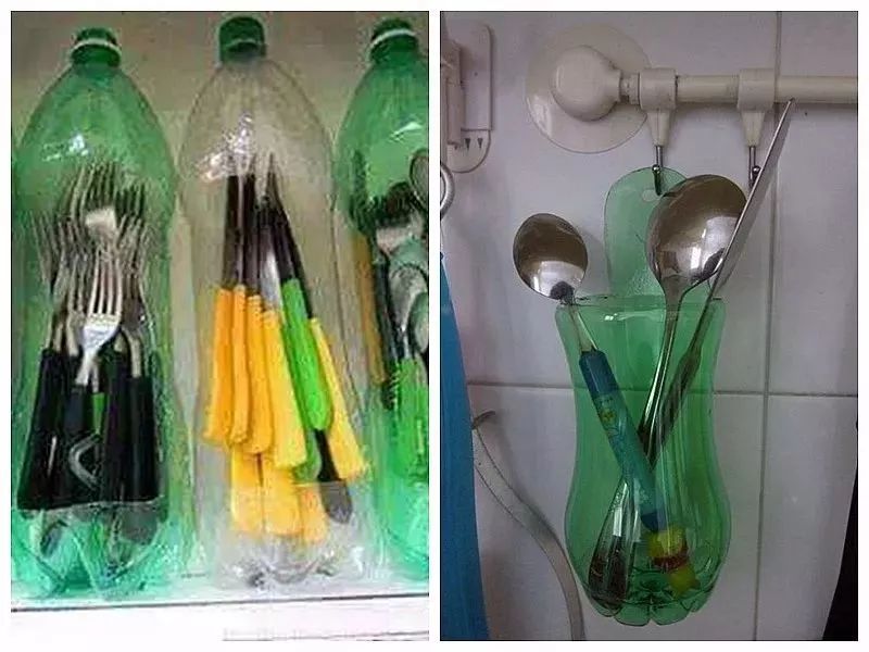 塑料瓶剪2刀,洗碗再也不脏手,迅速干净又省事!