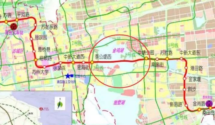 苏州轨道6号线清晰图图片
