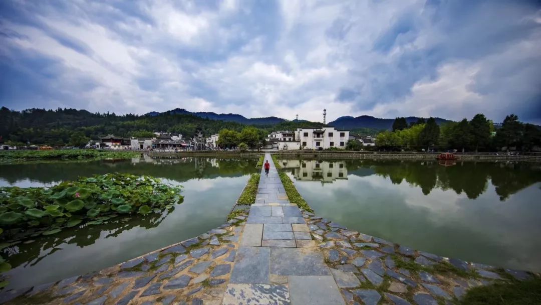 休寧縣黃村,黟縣宏村古村落,屯溪區黎陽古鎮,黟縣南屏村,徽州區潛口鎮