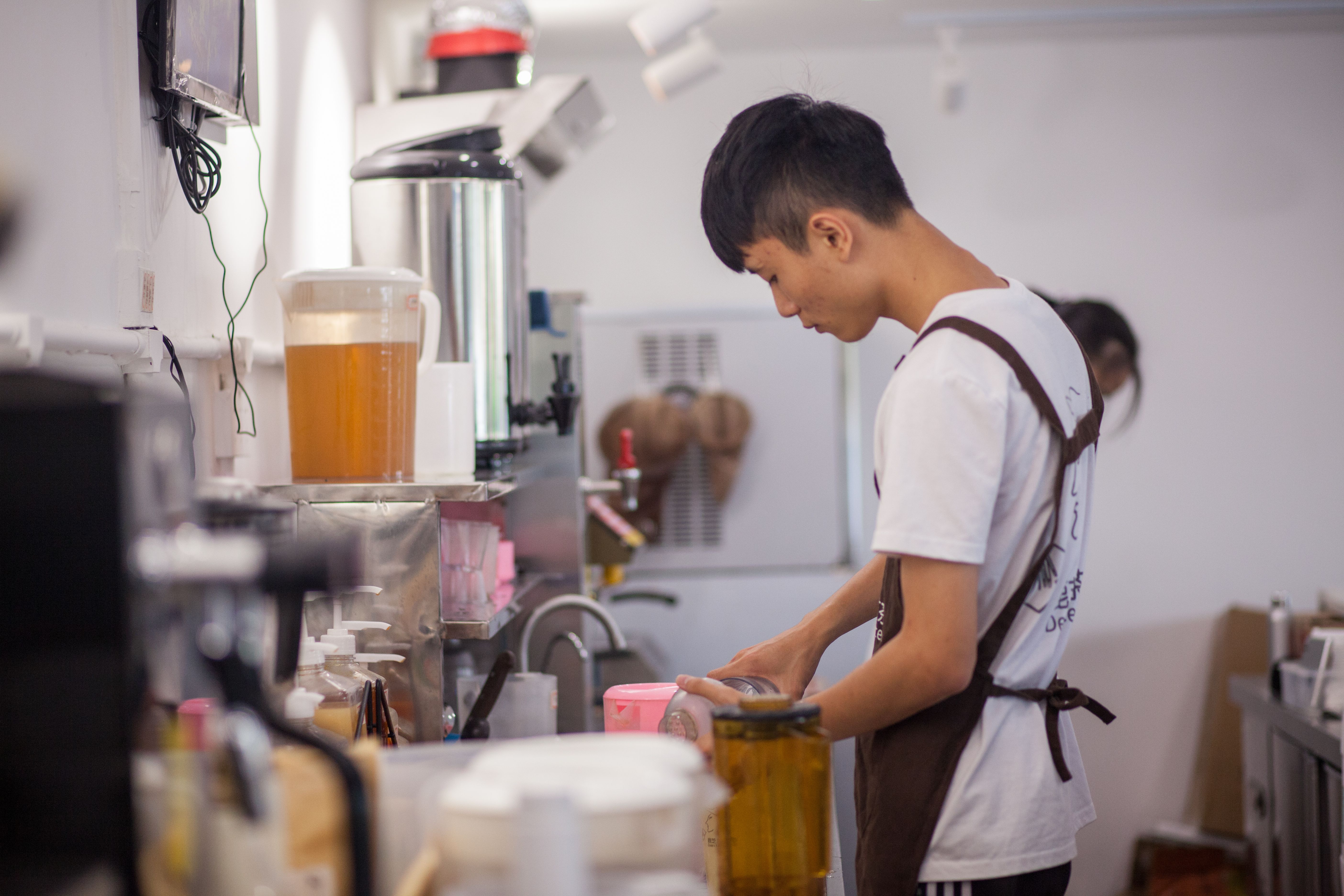 奶茶店服装图片大全集图片