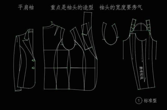 耸肩袖的经典版型案例剖析