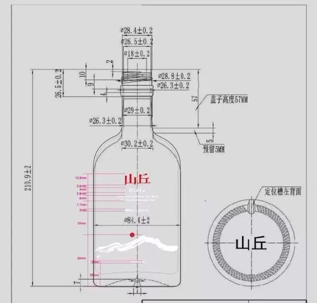 白酒包装瓶设计图片创意，白酒瓶包装设计平面图