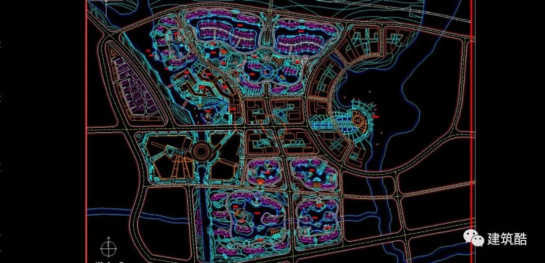 【cad】54套城市设计总图方案设计