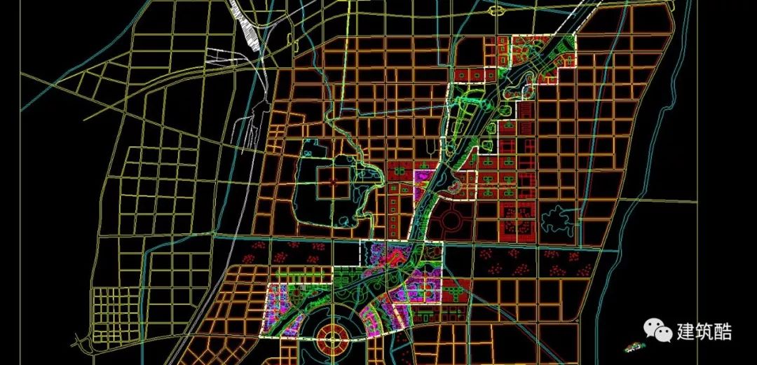 【cad】54套城市设计总图方案设计