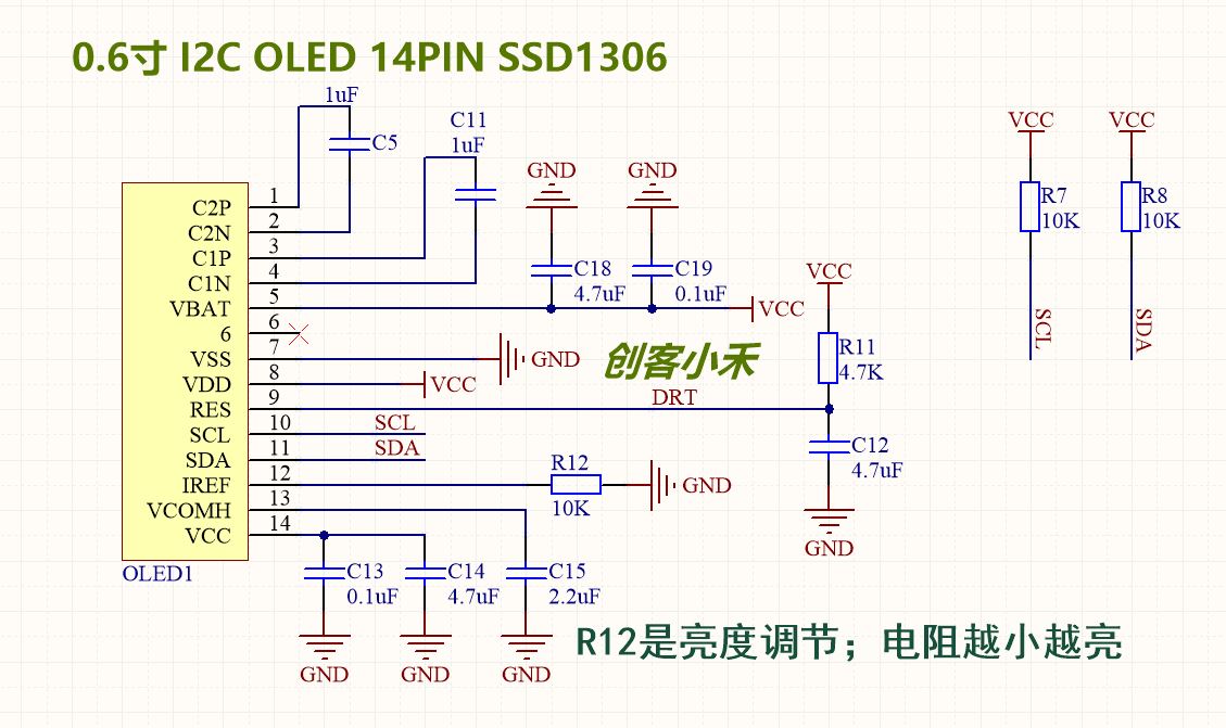 oled电路原理图图片