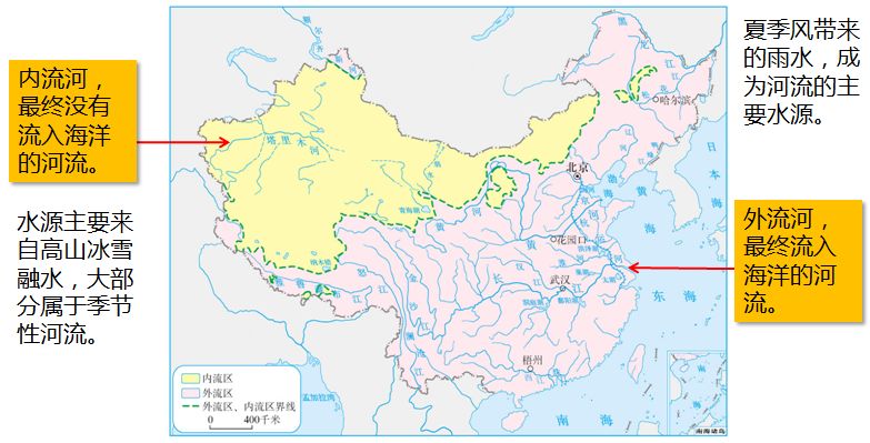 中国的外流区与内流区图片