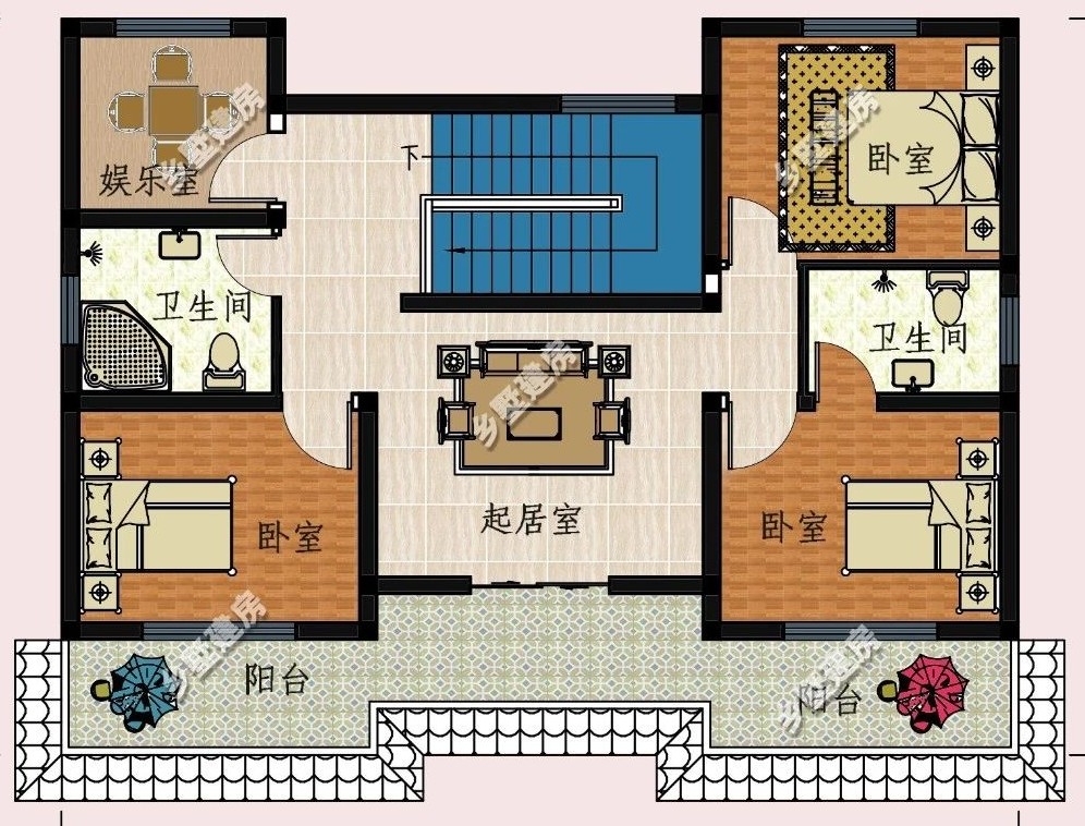 13x9米三层新中式别墅,一样的农村,不一样的生活体验