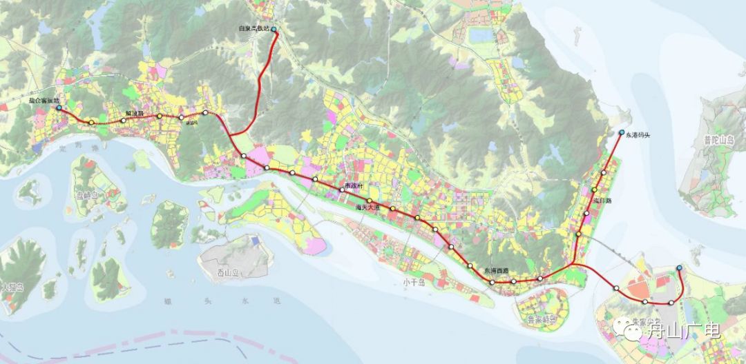 舟山軌道交通規劃來了我市擬建輕軌1號線啦