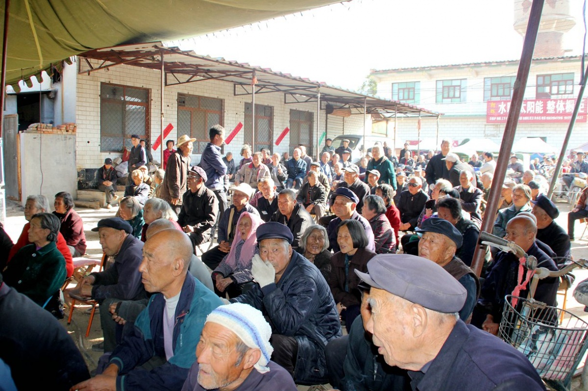 赵县段村的村民们,家里人喊你回家过庙会了