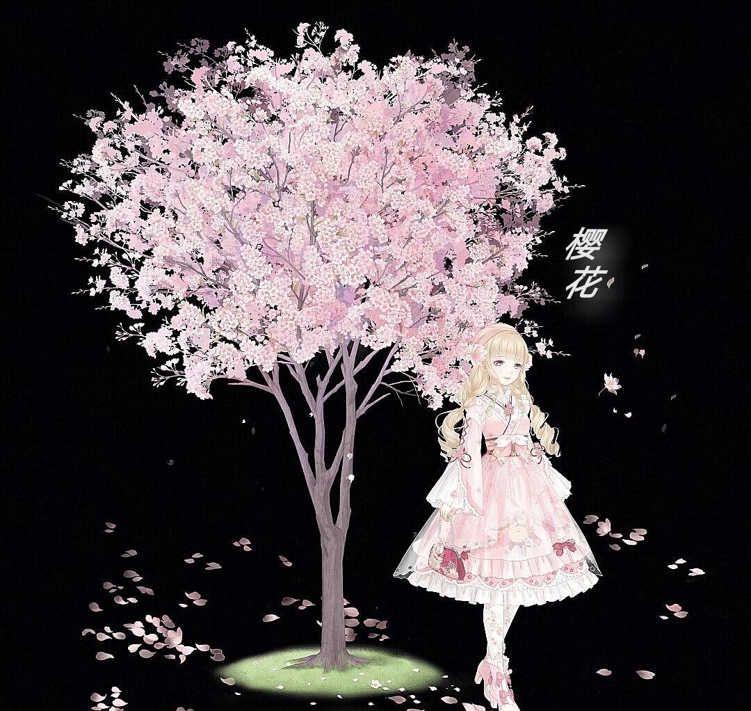 可爱的公主樱花图片