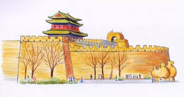 榆林文化创意绘画图片