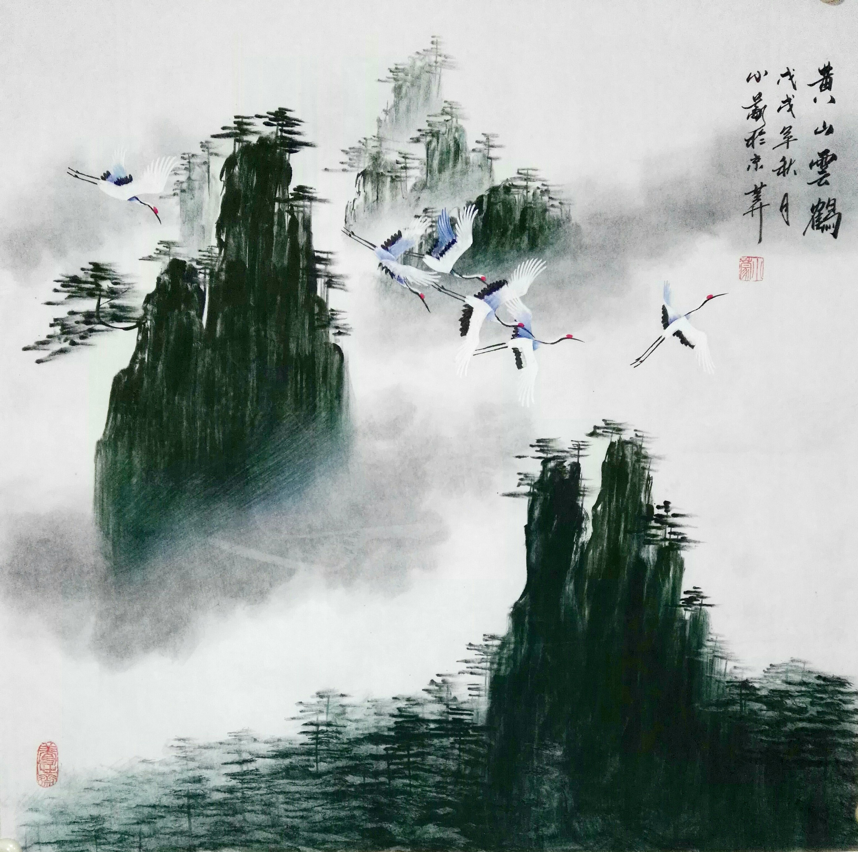 画家小蒙作品图图片