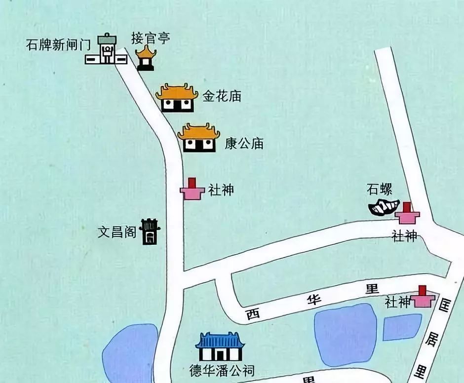 石牌村街巷地图图片