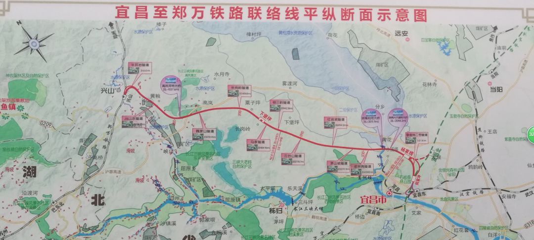 宜昌北站线路规划图片