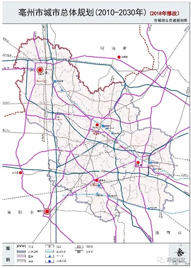 亳州机场附近规划图图片