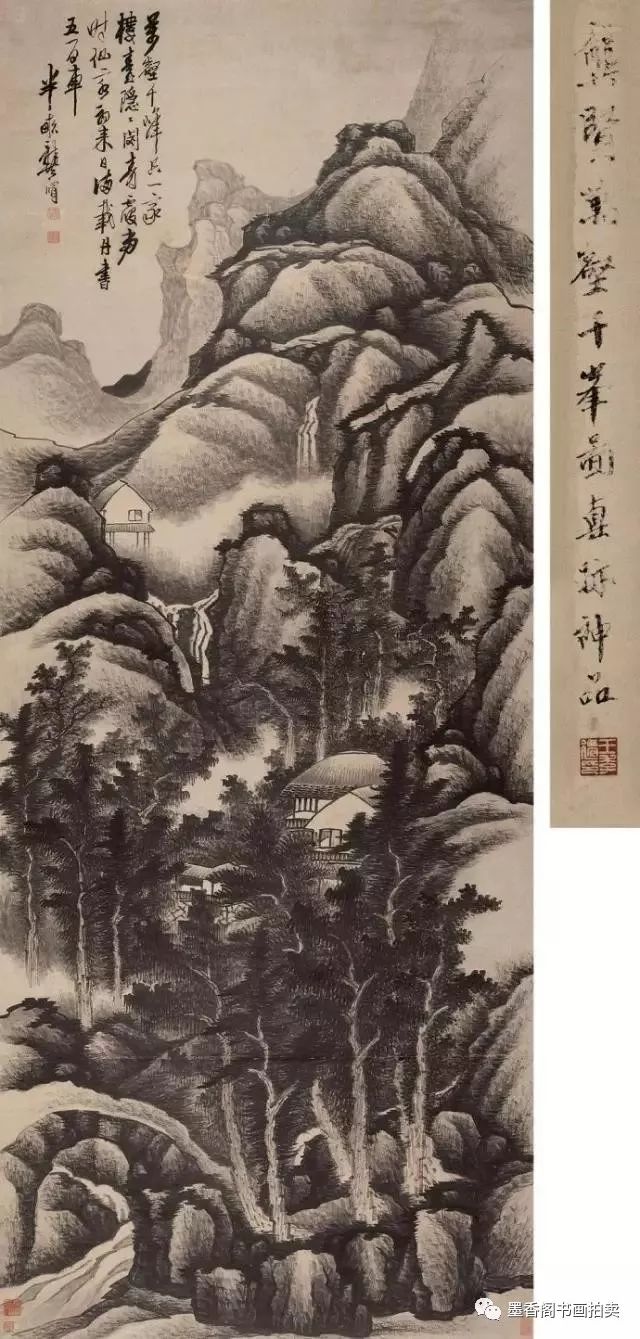 个人成就绘画龚贤是位既注重传统笔墨又注重师法造化的山水画家