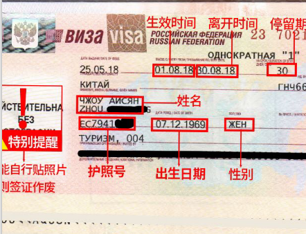 护照号格式图片