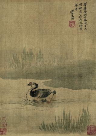 他是元代大画家,精于花鸟画,论花鸟壁画无人能比!_王渊