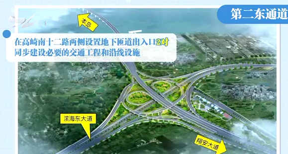 厦门第二东通道路线图图片