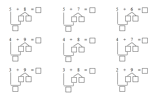 小學數學湊十法和破十法兒歌,簡單又好記(附練習)