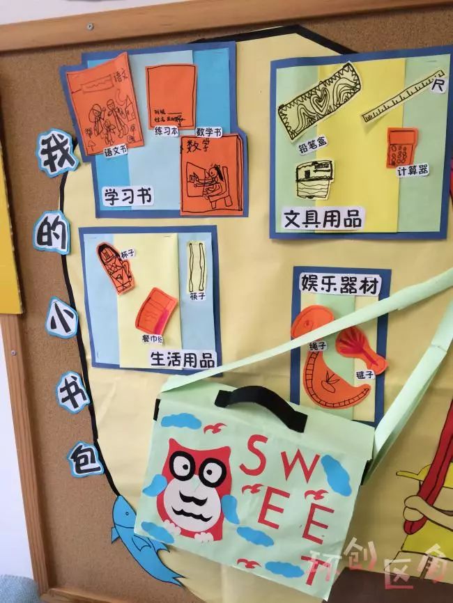 小學跟幼兒園的課程不同,所以要求孩子們帶的東西也是不一樣的,老師