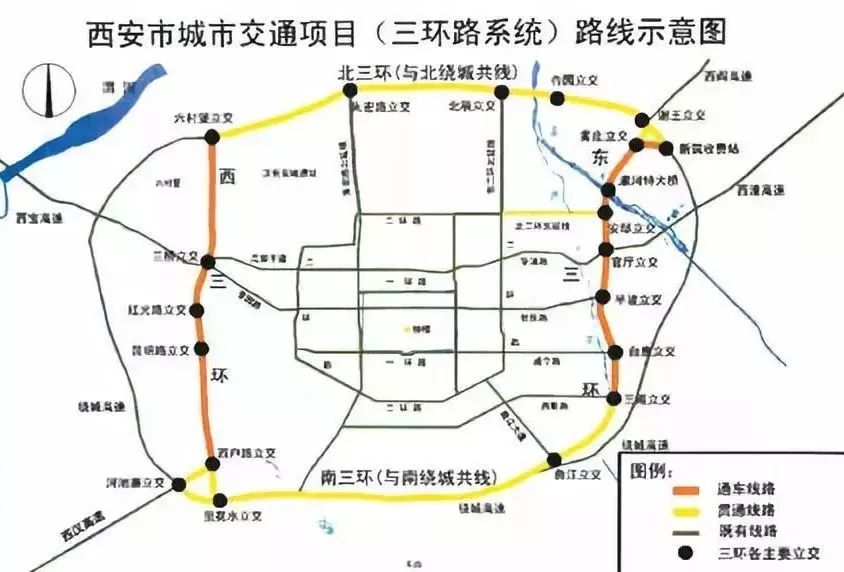 西安25环最终规划图图片