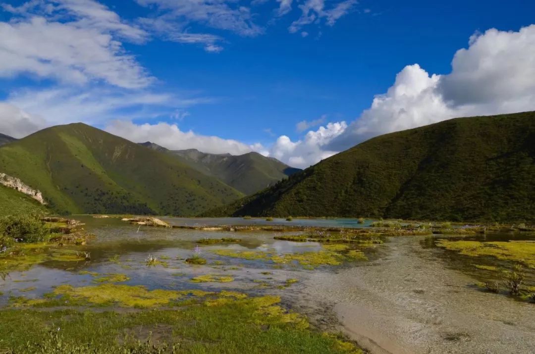 美景无限新都桥甲根坝沙德月亮湖莲花湖贡嘎乡上木居子梅垭口雅哈垭口