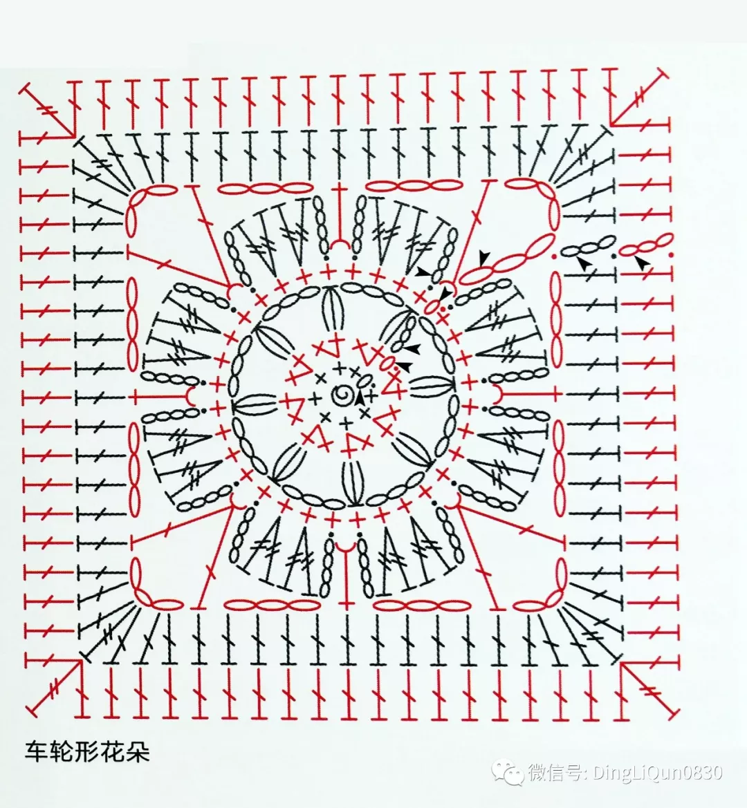 【钩编图解】祖母方格的拼接方法大汇集