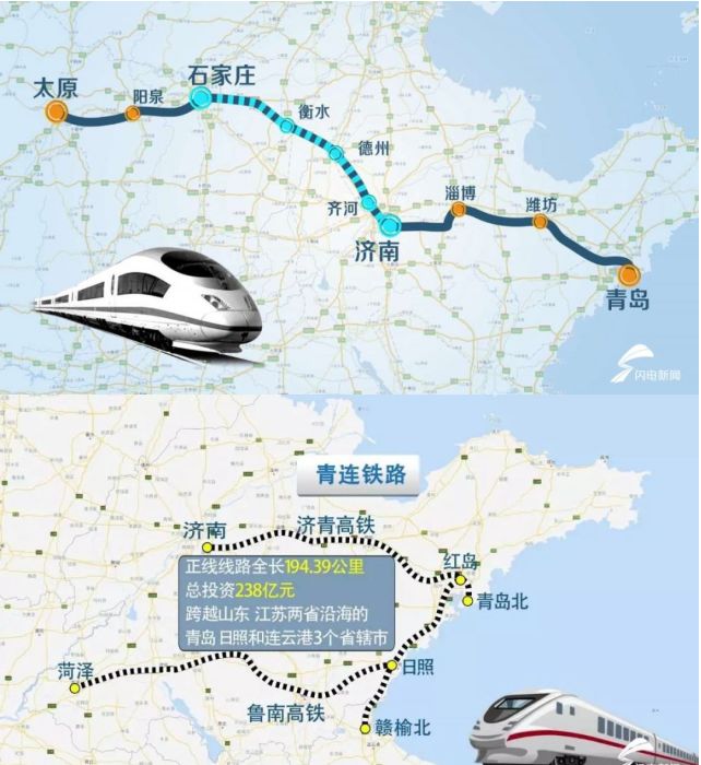 12月20日青连铁路与济青高铁同步通车!北上南下威海交通大提速
