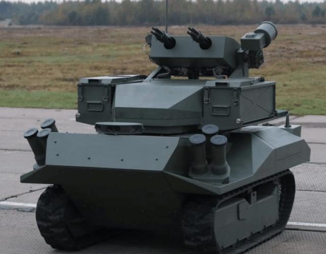 据俄罗斯论坛对外公布,我军正在研制一种最新型的履带式轻型无人战车