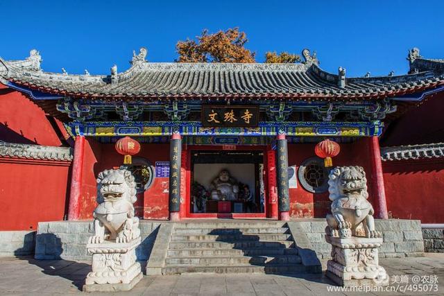 文殊寺五棵千年银杏树,深秋这里是河南最美银杏拍摄地_鲁山县