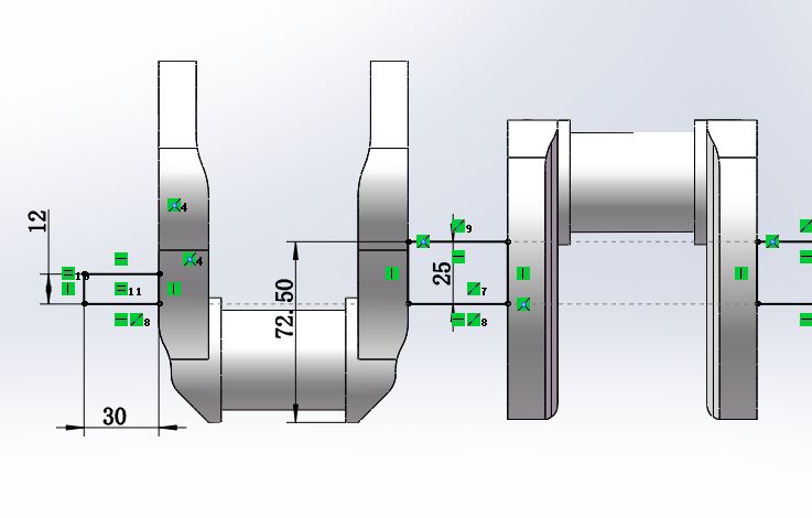 solidworks画轴图片