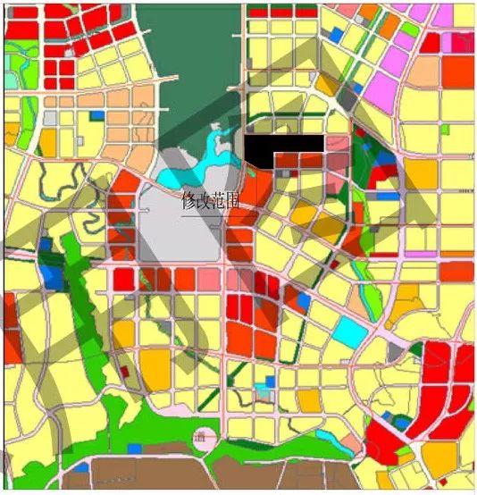 中央公园部分地块调规涉及容积率用地属性等