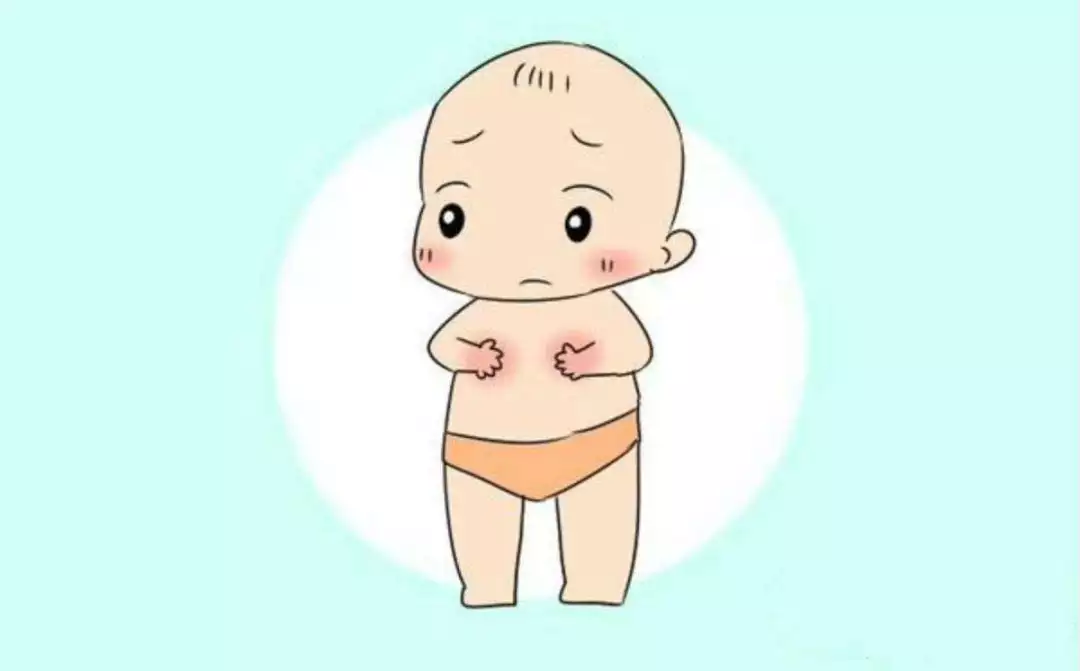 宝宝胸口正常图片图片