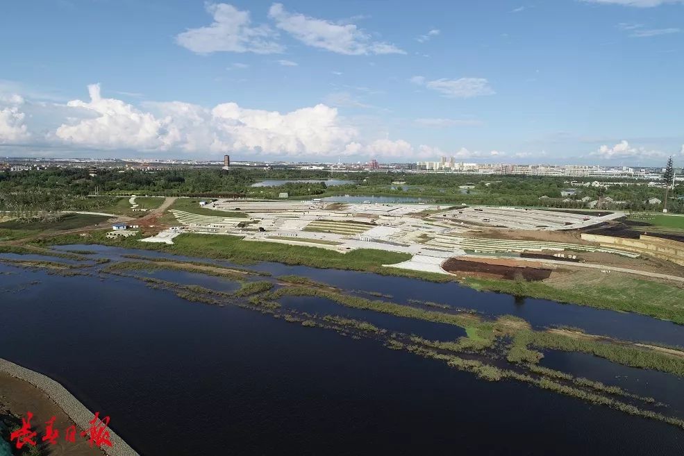 伊通河北北段也在快速推进我市伊通河北北段综合治理工程动感十足