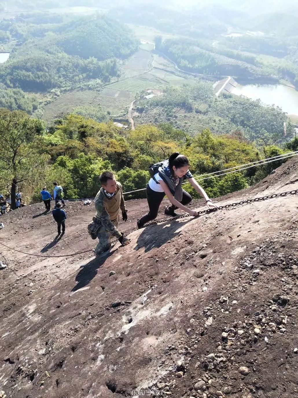 11.4【群內活動】惠州觀音閣登馬鞍山,鎖鏈攀巖,穿越瘦身一線天