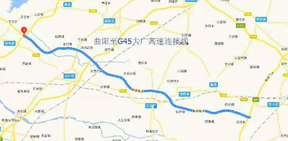 曲港高速黄骅段规划图图片