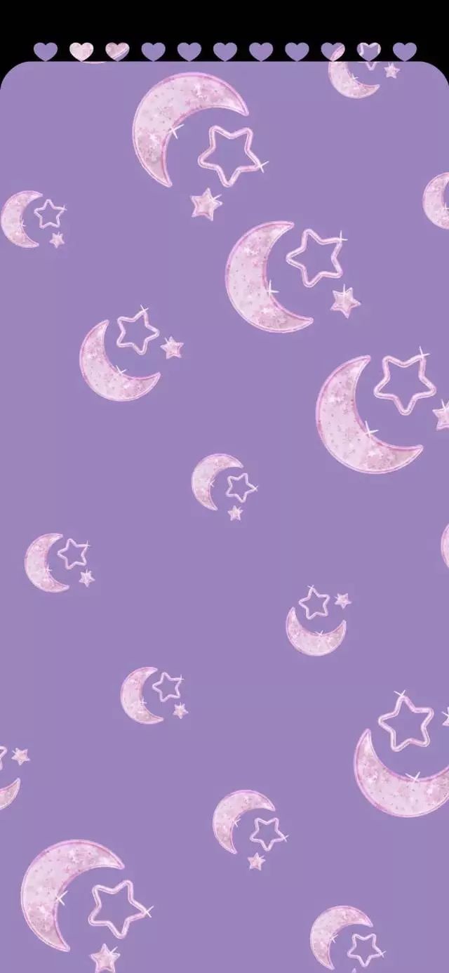 月白星紫渐变色背景图图片