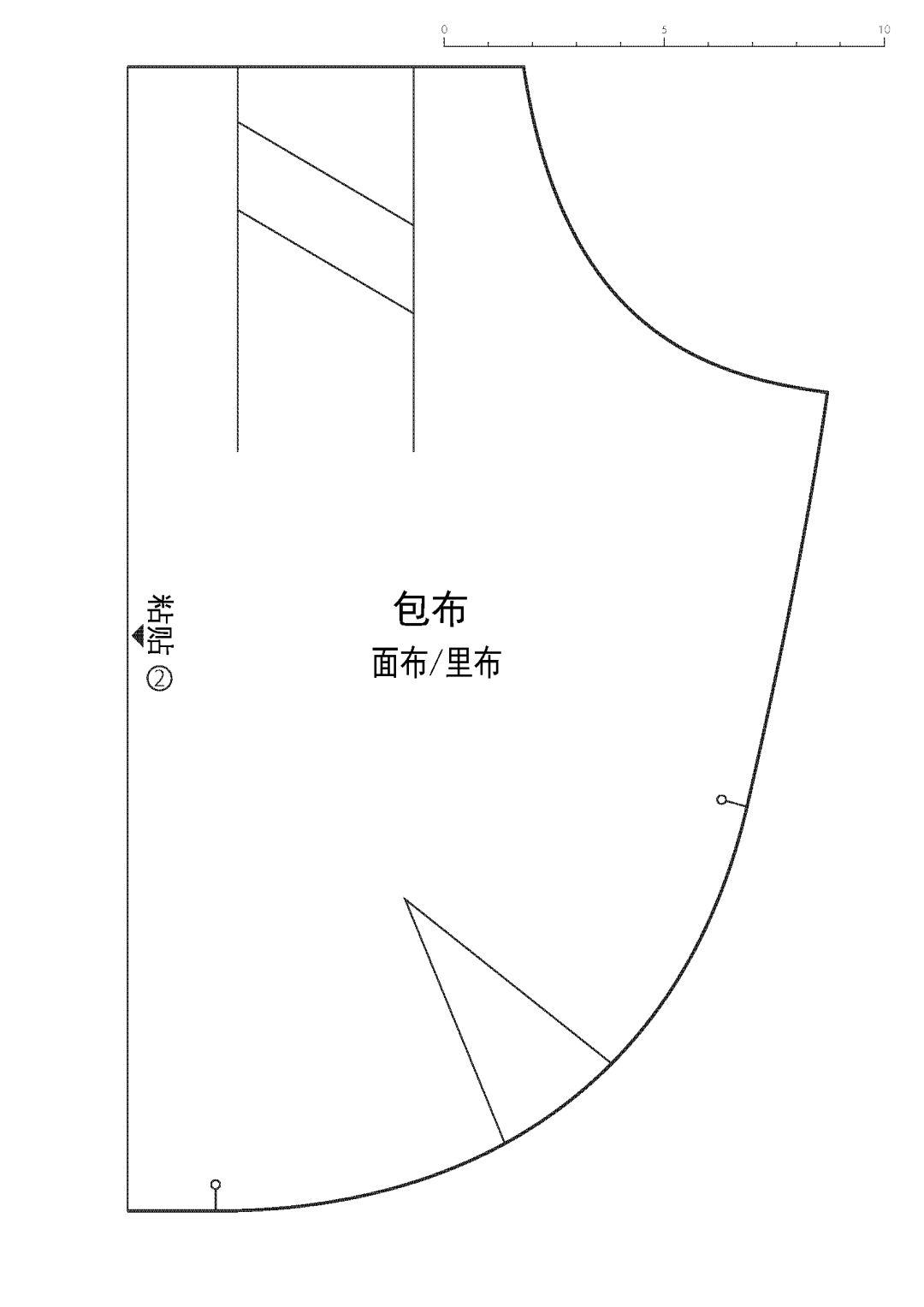 田园风格圆圆饺子包的图纸与制作