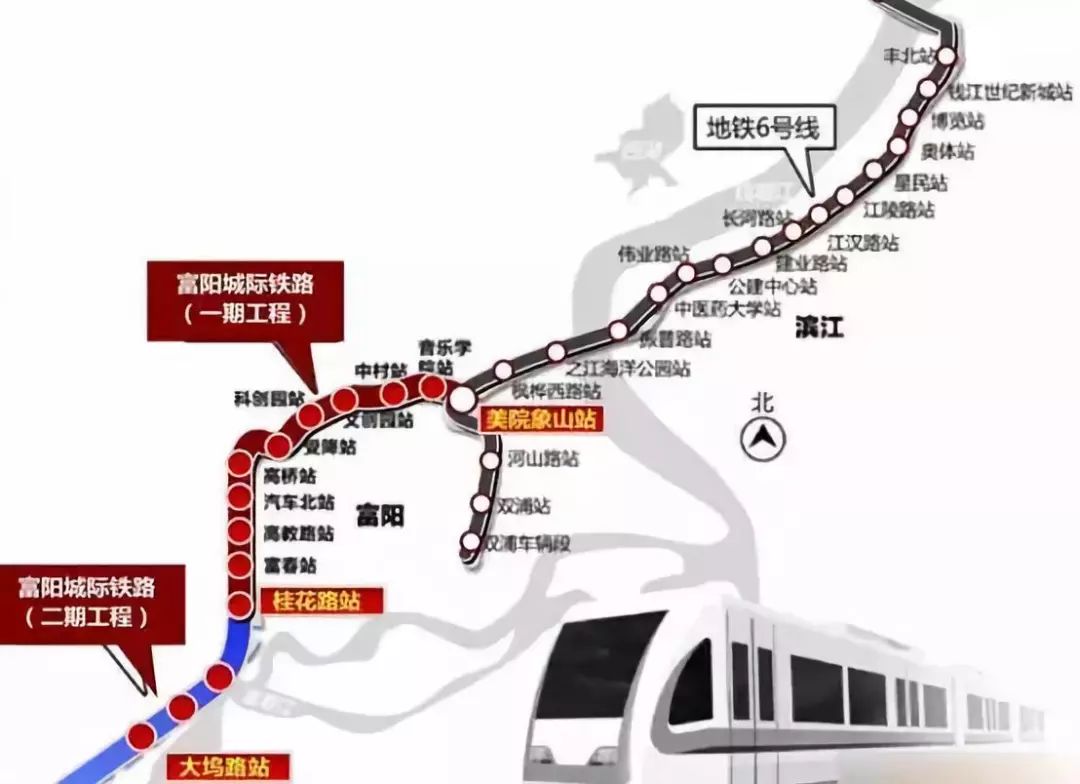 坐地铁40分钟可以到达主城区,更将打通富阳—之江—滨江—奥体—钱江