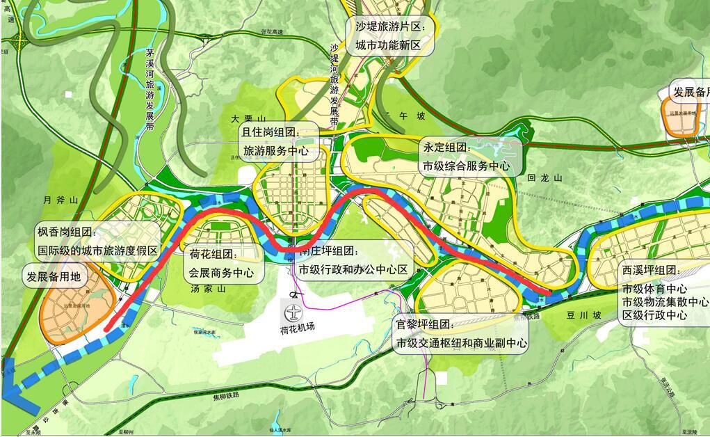 张家界2030城市规划图图片