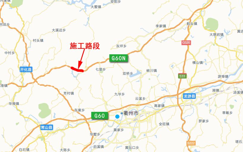 杭新景高速路线图图片