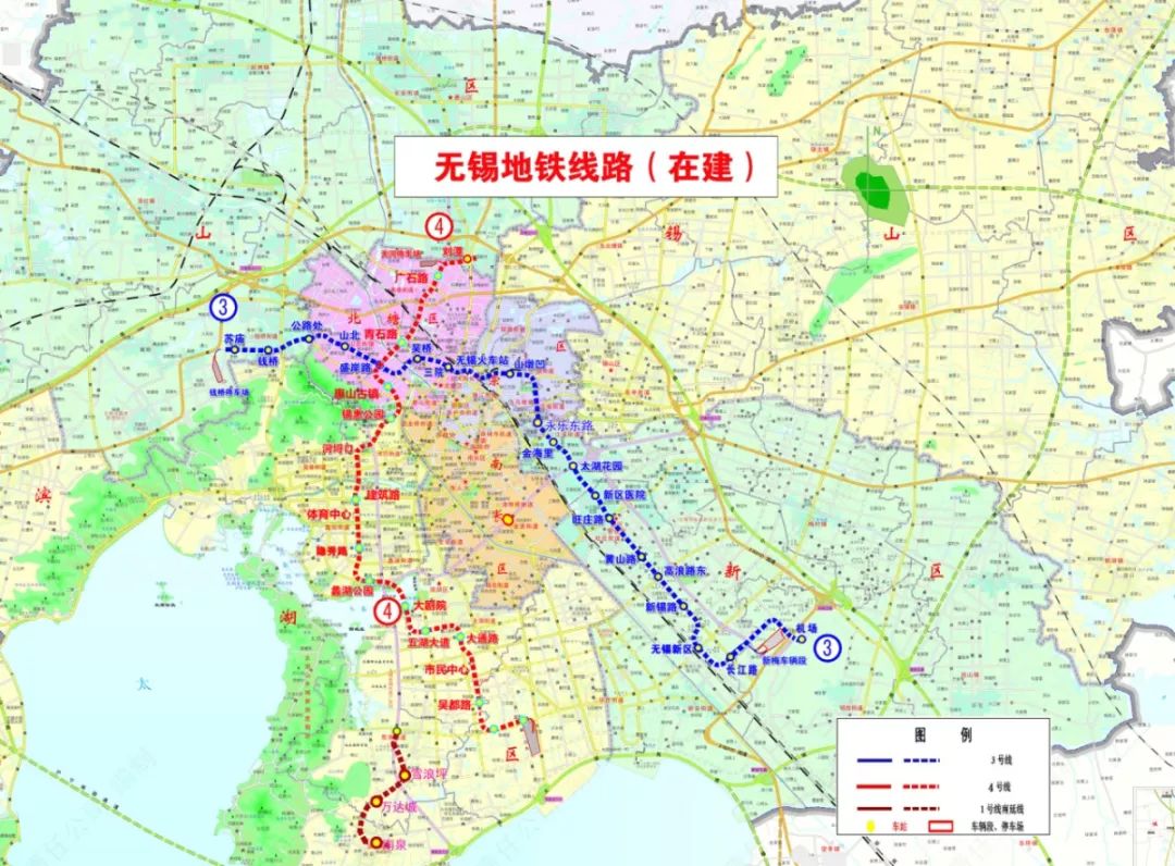 无锡地铁3号线线路图图片