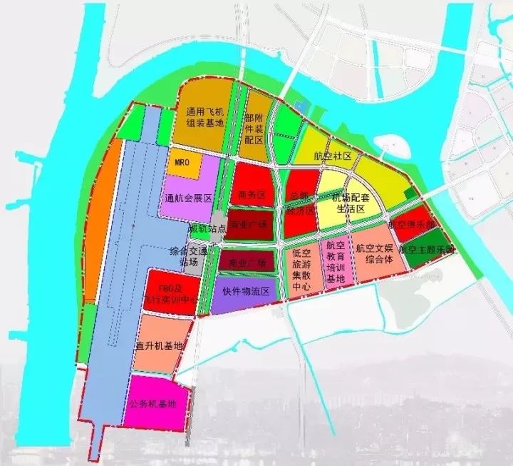 解放区通用机场规划图图片