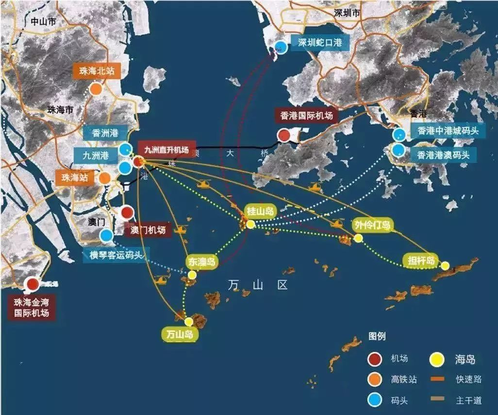 珠海万山岛地图图片