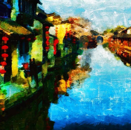 世界文化遗产光影油画惊现第十三届北京国际文博会展出