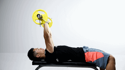 健身房手臂训练动作图片