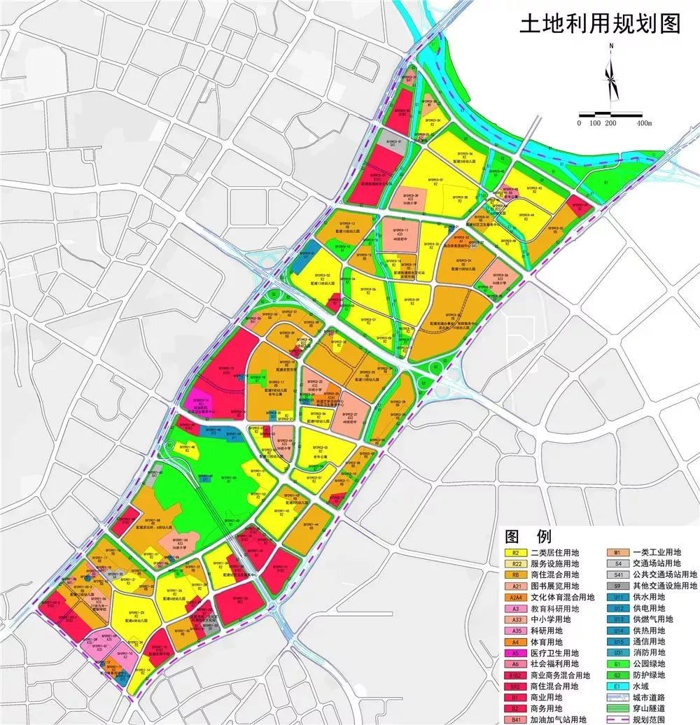 市北区新都心片区控制性详细规划 图片来源:青岛市规划局