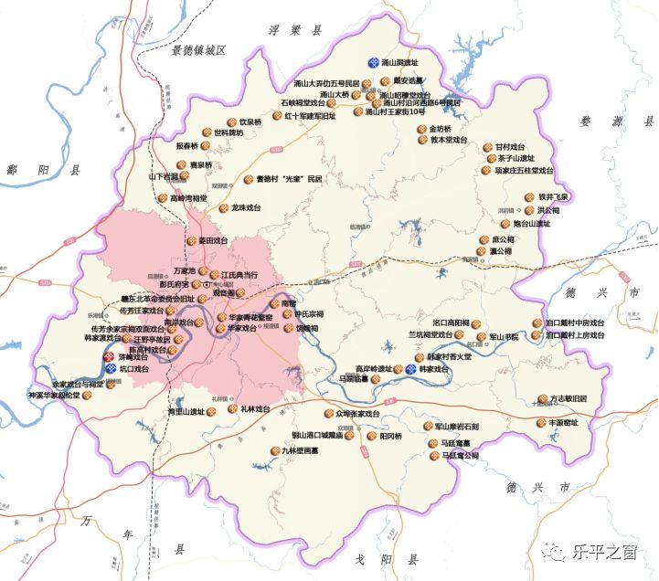 平乐古镇地图图片