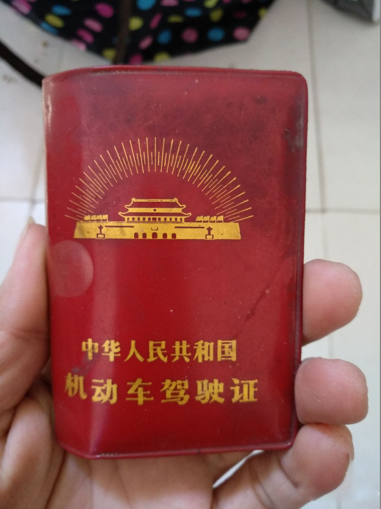 广西网友1979年的驾驶证你见过吗?真正老司机在这